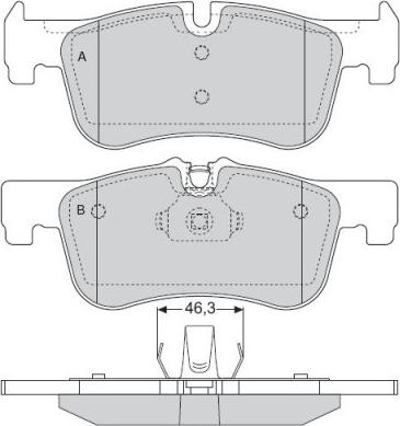 E.T.F. 12-1520 - Тормозные колодки, дисковые, комплект autospares.lv