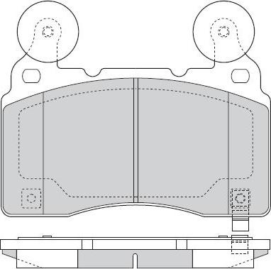 E.T.F. 12-1578 - Тормозные колодки, дисковые, комплект autospares.lv