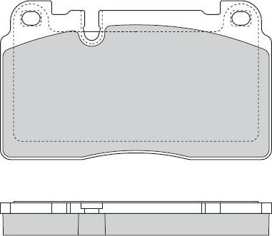 E.T.F. 12-1573 - Тормозные колодки, дисковые, комплект autospares.lv