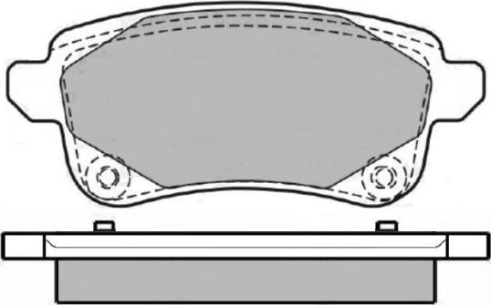 E.T.F. 12-1690 - Тормозные колодки, дисковые, комплект autospares.lv