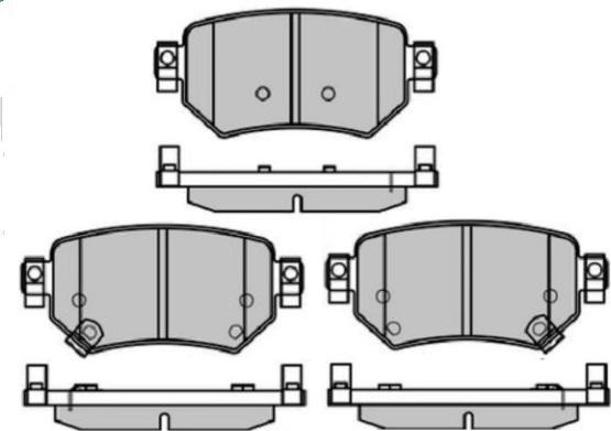 E.T.F. 12-1698 - Тормозные колодки, дисковые, комплект autospares.lv