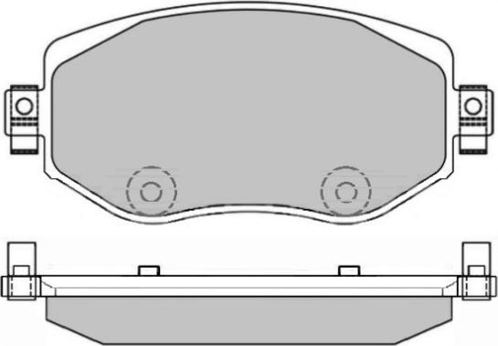 E.T.F. 12-1693 - Тормозные колодки, дисковые, комплект autospares.lv