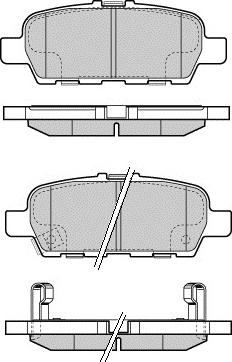 E.T.F. 12-1692 - Тормозные колодки, дисковые, комплект autospares.lv