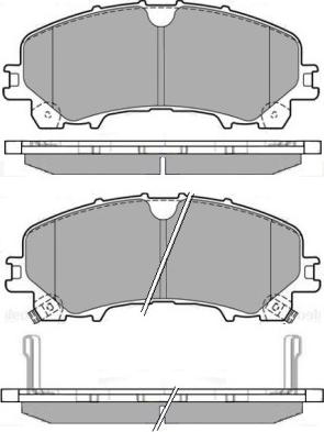 GMC 2211701 - Тормозные колодки, дисковые, комплект autospares.lv