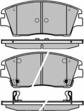 BENDIX BPD2308 - Тормозные колодки, дисковые, комплект autospares.lv