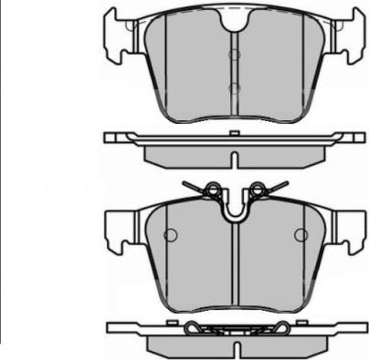 Triscan 1100-0986494819 - Тормозные колодки, дисковые, комплект autospares.lv