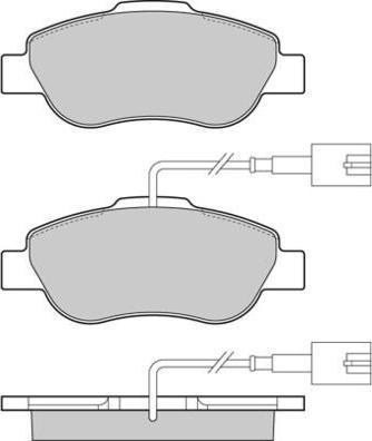 OSSCA 32060 - Тормозные колодки, дисковые, комплект autospares.lv