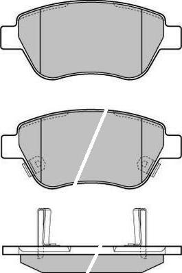 E.T.F. 12-1605 - Тормозные колодки, дисковые, комплект autospares.lv