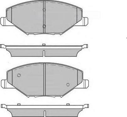 R Brake RB2110-397 - Тормозные колодки, дисковые, комплект autospares.lv