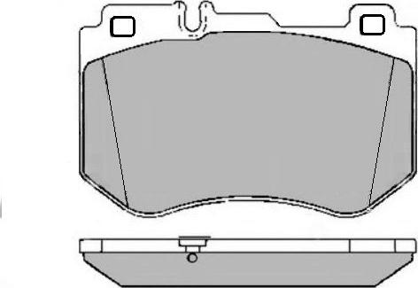 E.T.F. 12-1614 - Тормозные колодки, дисковые, комплект autospares.lv