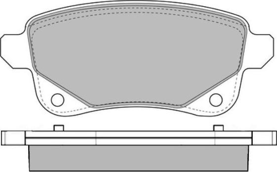 E.T.F. 12-1689 - Тормозные колодки, дисковые, комплект autospares.lv