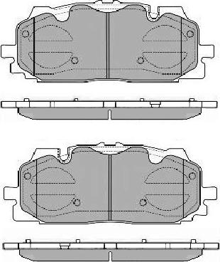 E.T.F. 12-1678 - Тормозные колодки, дисковые, комплект autospares.lv