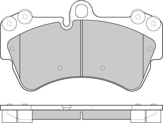 E.T.F. 12-1099 - Тормозные колодки, дисковые, комплект autospares.lv