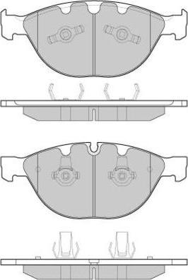 Akebono AN-4441KE - Тормозные колодки, дисковые, комплект autospares.lv