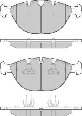 E.T.F. 12-1096 - Тормозные колодки, дисковые, комплект autospares.lv