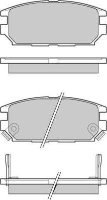 Ruville D53274140 - Тормозные колодки, дисковые, комплект autospares.lv