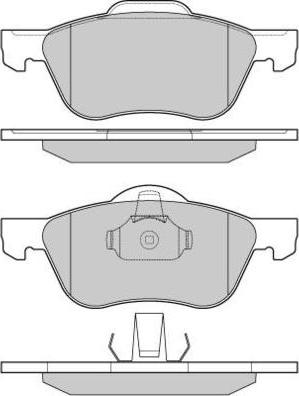 E.T.F. 12-1048 - Тормозные колодки, дисковые, комплект autospares.lv