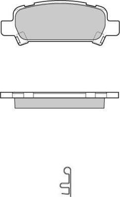 E.T.F. 12-1056 - Тормозные колодки, дисковые, комплект autospares.lv