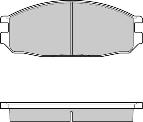 E.T.F. 12-1069 - Тормозные колодки, дисковые, комплект autospares.lv