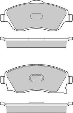 E.T.F. 12-1000 - Тормозные колодки, дисковые, комплект autospares.lv