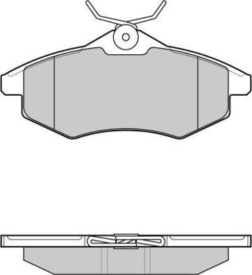 E.T.F. 12-1008 - Тормозные колодки, дисковые, комплект autospares.lv