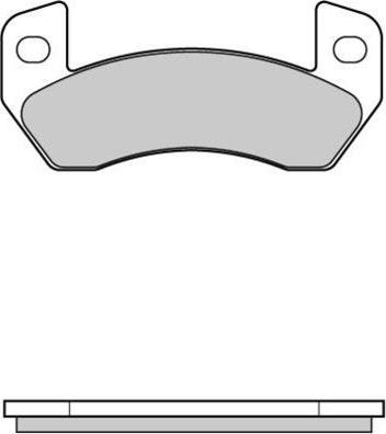 Lucas Electrical GDB1680 - Тормозные колодки, дисковые, комплект autospares.lv