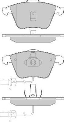 E.T.F. 12-1081 - Тормозные колодки, дисковые, комплект autospares.lv