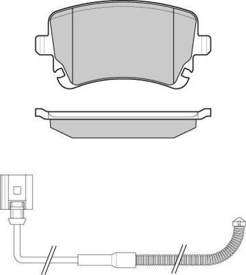 E.T.F. 12-1087 - Тормозные колодки, дисковые, комплект autospares.lv