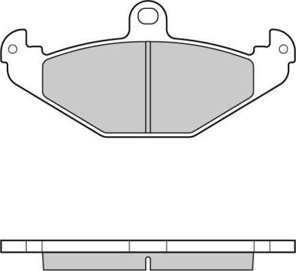 HITEC H 1235 - Тормозные колодки, дисковые, комплект autospares.lv