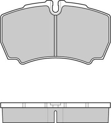 E.T.F. 12-1025 - Тормозные колодки, дисковые, комплект autospares.lv