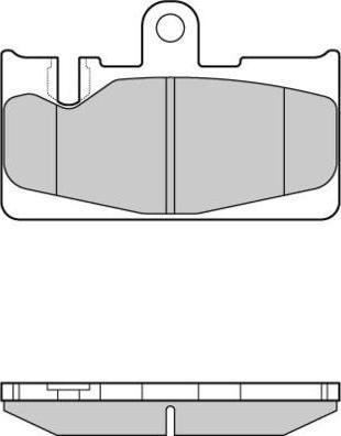 E.T.F. 12-1022 - Тормозные колодки, дисковые, комплект autospares.lv