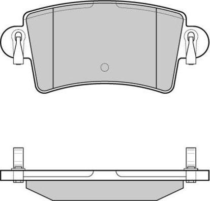 E.T.F. 12-1074 - Тормозные колодки, дисковые, комплект autospares.lv