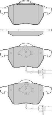 E.T.F. 12-1071 - Тормозные колодки, дисковые, комплект autospares.lv