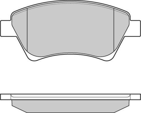 E.T.F. 12-1072 - Тормозные колодки, дисковые, комплект autospares.lv