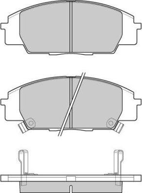 E.T.F. 12-1077 - Тормозные колодки, дисковые, комплект autospares.lv