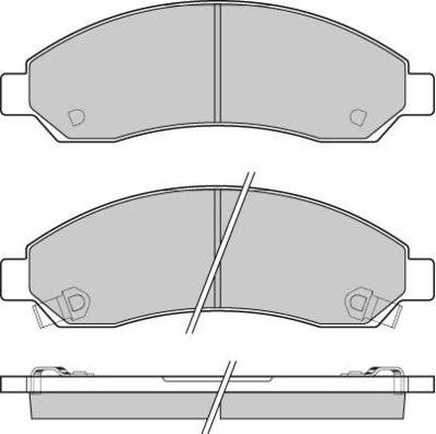 E.T.F. 12-1199 - Тормозные колодки, дисковые, комплект autospares.lv