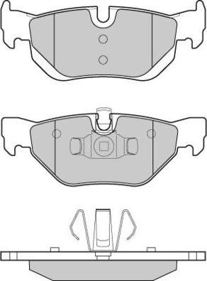 E.T.F. 12-1194 - Тормозные колодки, дисковые, комплект autospares.lv