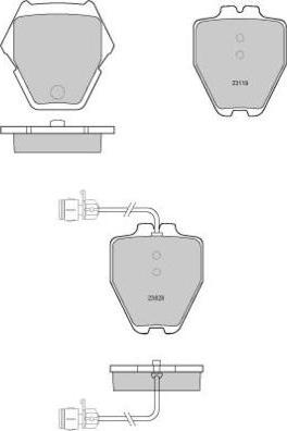 E.T.F. 12-1149 - Тормозные колодки, дисковые, комплект autospares.lv