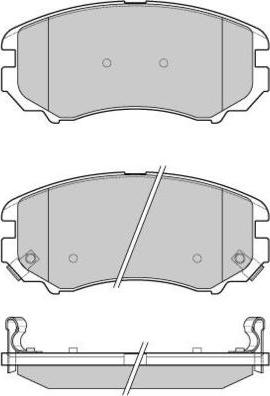 E.T.F. 12-1146 - Тормозные колодки, дисковые, комплект autospares.lv