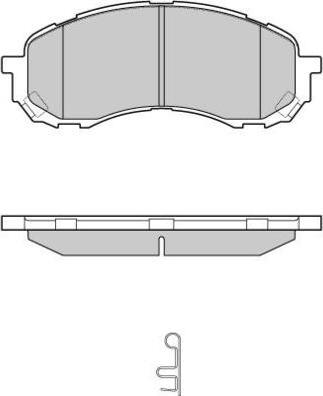 E.T.F. 12-1141 - Тормозные колодки, дисковые, комплект autospares.lv