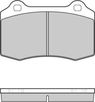 E.T.F. 12-1155 - Тормозные колодки, дисковые, комплект autospares.lv