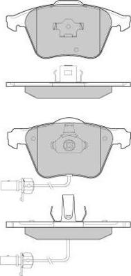 E.T.F. 12-1150 - Тормозные колодки, дисковые, комплект autospares.lv