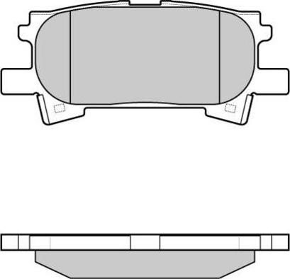 E.T.F. 12-1169 - Тормозные колодки, дисковые, комплект autospares.lv