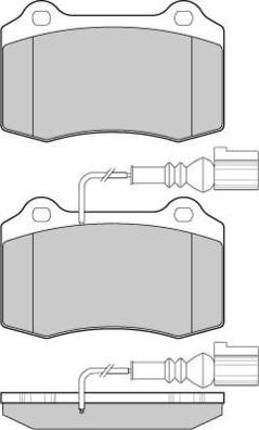 E.T.F. 12-1161 - Тормозные колодки, дисковые, комплект autospares.lv