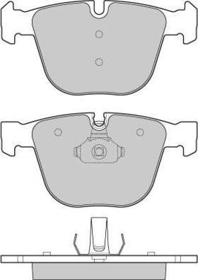 E.T.F. 12-1115 - Тормозные колодки, дисковые, комплект autospares.lv