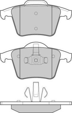 E.T.F. 12-1110 - Тормозные колодки, дисковые, комплект autospares.lv