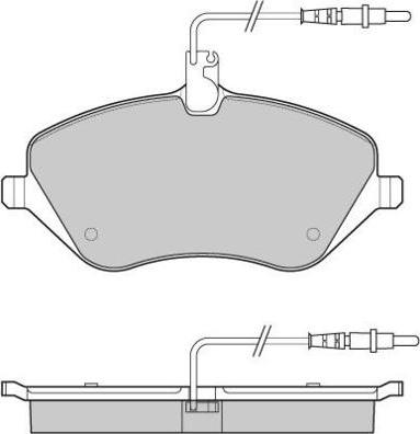 E.T.F. 12-1181 - Тормозные колодки, дисковые, комплект autospares.lv