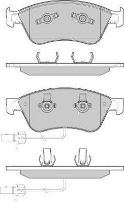 E.T.F. 12-1137 - Тормозные колодки, дисковые, комплект autospares.lv