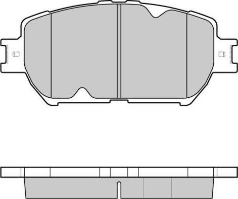 MDR MFP-2218 - Тормозные колодки, дисковые, комплект autospares.lv