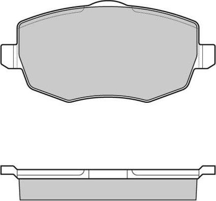 E.T.F. 12-1123 - Тормозные колодки, дисковые, комплект autospares.lv